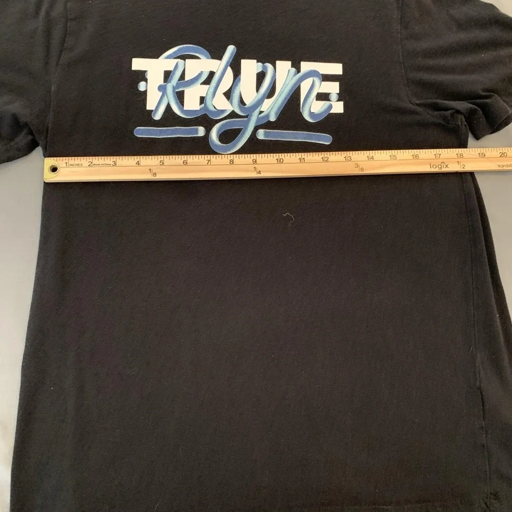 True Religion Shirt Mens Large Black Logo Graphic Tee T-Shirt Tagless Streetwear